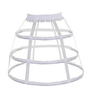 3 Hoop Ladies' Dress Crinoline Cage Bustle Casual Petticoat Adjustable Pannier