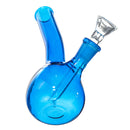 7 Inch Water Double Percolator Heavy Glass Bow Single Perk Bubbler Pipes
