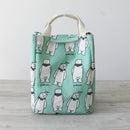 KCASA KC-CB06 Woman Hand-held Lunch Tote Bag Travel Picnic Cooler Insulated Handbag Lunch Bag