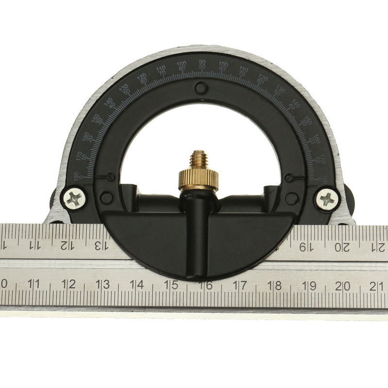 DANIU 12inch Square Ruler Adjustable Stainless Steel Combination Angle Tool