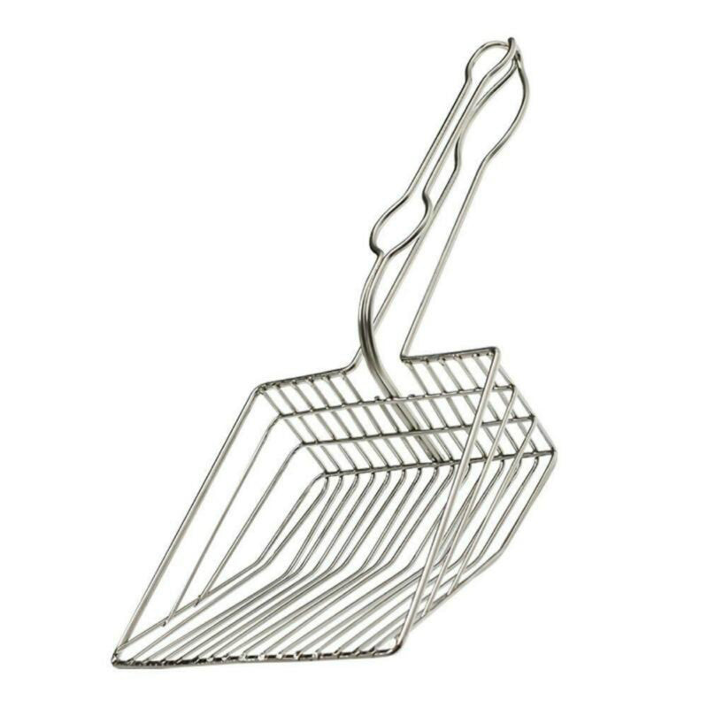 Cat Pet Litter Metal Scoop Waste Scooper Poop Shovel kit Sand Cleaning Tools