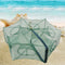 ZANLURE 58*22CM Nylon Green Foldable Fishing Bait Net Crab Fish Minnow Crawfish Shrimp Net