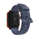 Mijobs 20mm Silicone Wrist Strap Replacement Watch Band for Amazfit Bip Pace Youth Smart Watch