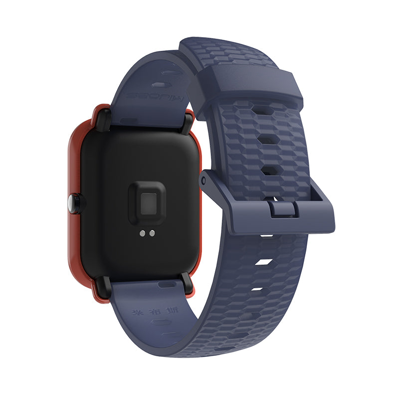 Mijobs 20mm Silicone Wrist Strap Replacement Watch Band for Amazfit Bip Pace Youth Smart Watch