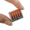 Excellway ET25 5 Pins Spring Terminal Block 10Pcs Electric Cable Wire Connectors