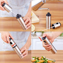 Stainless Steel Oiler Oil Spray Refillable Bottles Fuel Injector Sprayer Pot Gravy Boats Kitchen Tools