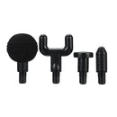 3600rpm 6 Gear Speeds Electric Percussion Massager Rechargeable Deep Vibration Muscle Relaxing Therapy Device with 4 Heads