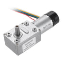 Machifit JGY-370 DC 24V Motor Reduction Gear Turbine Worm Self-locking Encoder Signal Feedback Motor