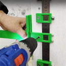 Adjustable Punch Locator Drill Guide Sleeve Cabinet Hardware Jig Ruler Woodworking Tool Kits