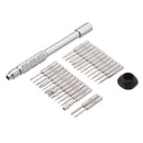 Nanch 25 in 1 Multi-purpose Precision Screwdriver Set Aluminium S2 Steel Repair Tools
