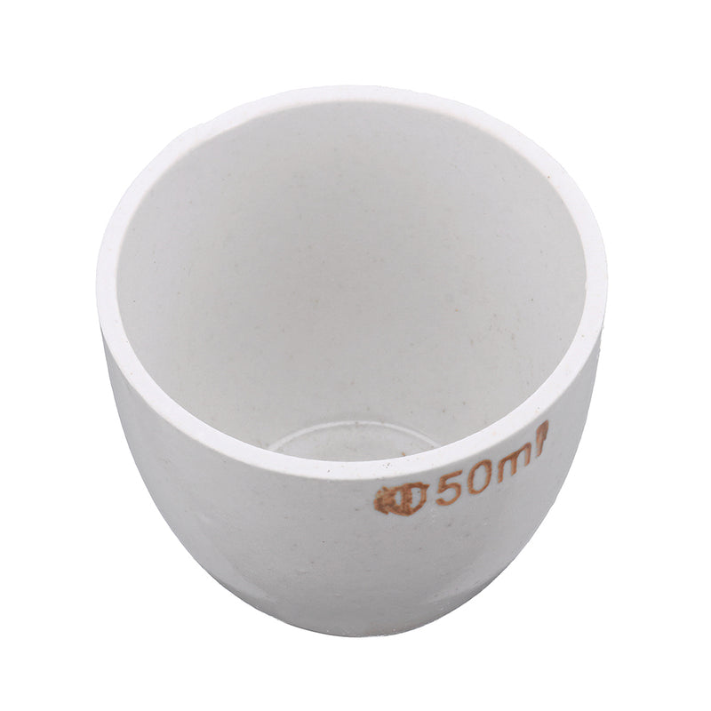 30/50ML Porcelain Crucible High Temperature Chemical Teaching Laboratory Equipment Lab Glassware Kit