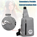 Backpack Crossbody Shoulder Chest Bag for Women & Men, Multipurpose for Travel