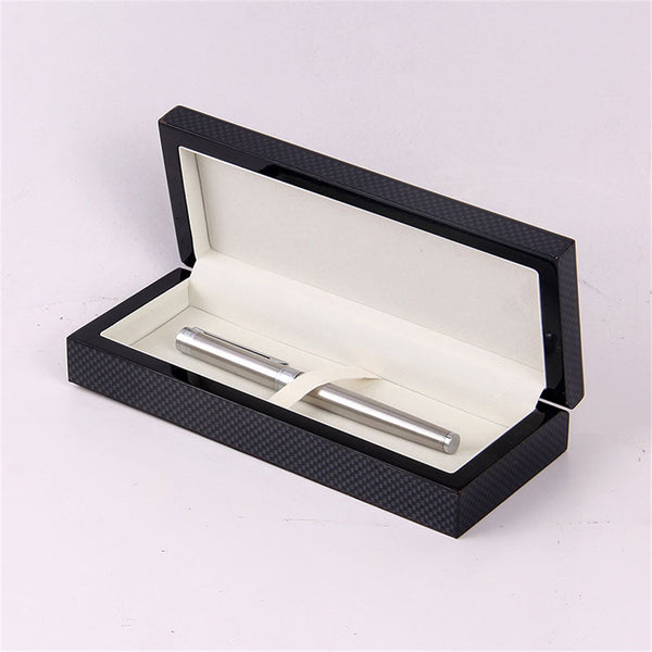 Metal Fountain Pen with Gift Pen Wooden Box Luxury School Office Stationery 19.8x8x4cm