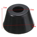 12pcs 25x20x15mm Black Rubber  Protector for Chair Leg Table Crutch Feet Stools Furniture Feet