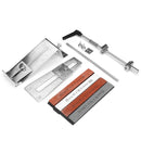 Knife Sharpener Professional All Iron Steel Kitchen Sharpening System Tools Fix-angle With 4 Stones Whetstone