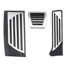 3Pcs Car Interior Gas Brake Pedal Pad Footrest Cover Aluminum Alloy for Alfa Romeo Giulia 2017 2018