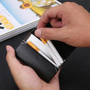 IPRee PU Stainless Steel Card Holder Portable Credit Card Case ID Card Storage Box