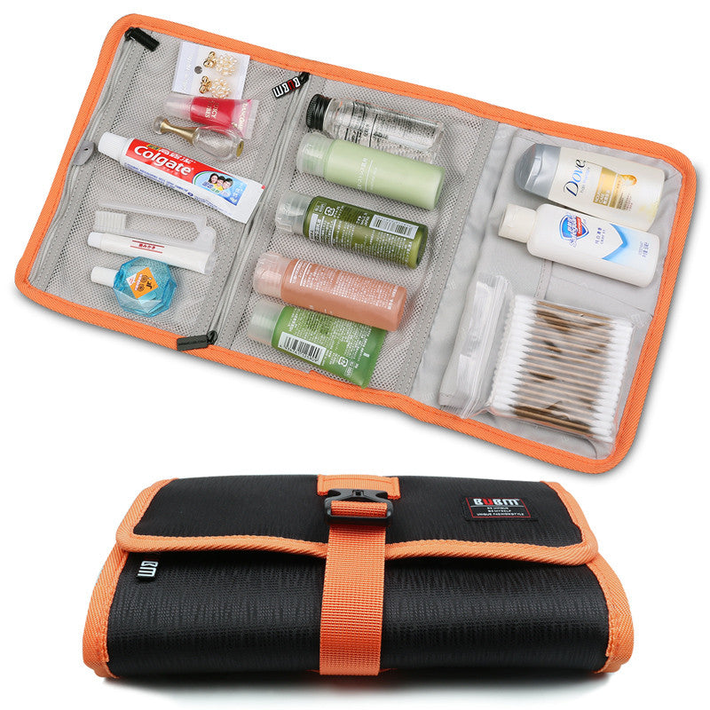 BUBM RDP Folded Travel Organizer Earphones Cable Storage Bag Wash Bag Electronics Accessories Case