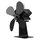 4 Blades Heat Powered Wood Stove Fan 203CFM Eco Fan For Wood Stoves Home Fireplace Fan Efficient Heat Distribution Home Tools