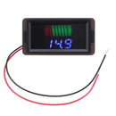 Waterproof 12-60V Electric Universal Battery Voltmeter Battery Power Indicator 12V/24V/36V/48V