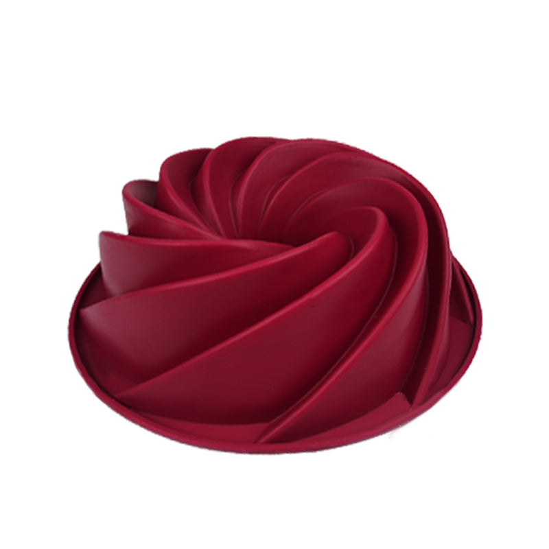 Big Swirl Shape Silicone Butter Cake Mould Baking Mold Form Tools For Cake Mold Baking Dish Bakeware