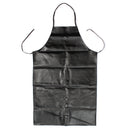 Men Faux Leather Bib Apron Waterproof Kitchen Restaurant Cooking Butchers Aprons