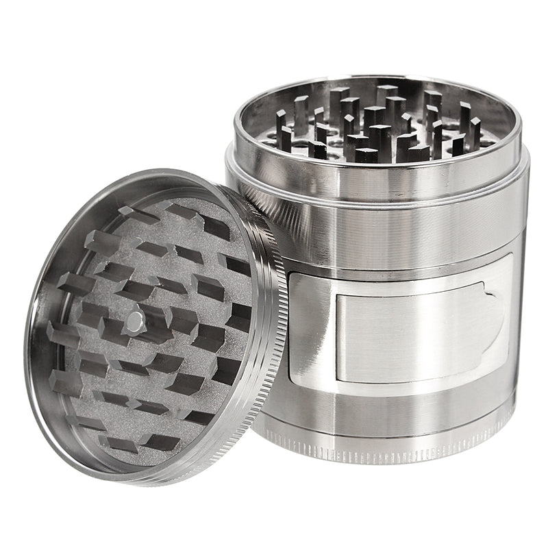 Multi Functional 63MM 2.48 Inch 4 layers CNC ZINC ALLOY Metal Herb Grinder Crusher Smoke Grinder