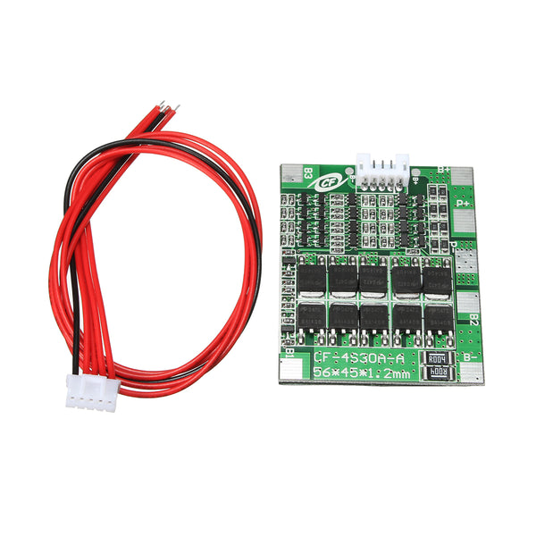 4S 30A 14.8V Li-ion Lithium 18650 Battery BMS Packs PCB Protection Board Balance