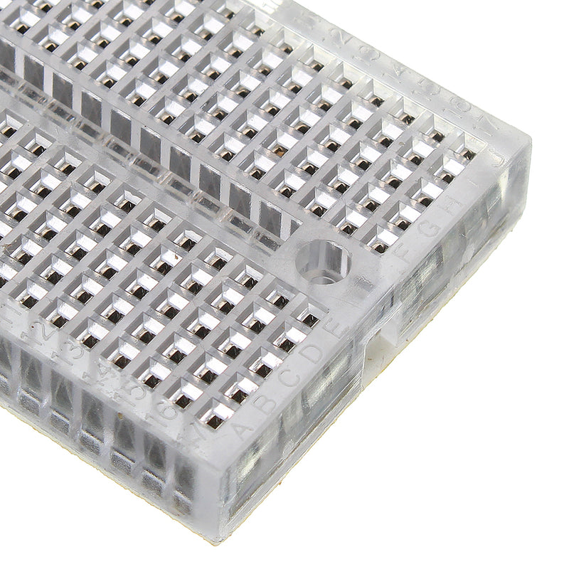 10pcs Mini Breadboard Protoboard DIY Kit Universal Transparent Solderless SYB-170 Breadboard 170Tie-points Prototype Boards 35X47MM