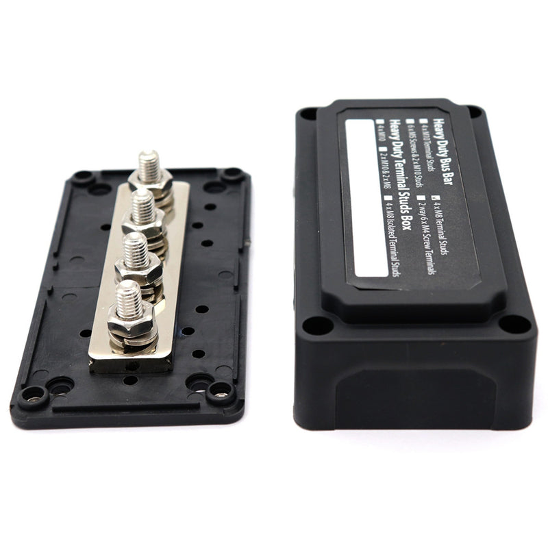 Bus Bar Power Negative Distribution Box Terminal Block 12/24V 300 Amp Heavy Duty