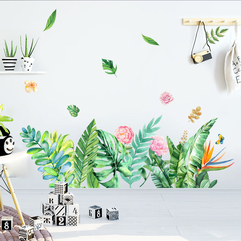 Miico FX64040 Flower Wall Stickers Children's Room Kindergarten Living Room Bedroom Wall Sticker DIY Sticker
