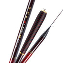 ZANLURE High Carbon Fiber 3.6-7.2M Ultra Hard Telescopic Fishing Rod Reel Combo Sea Fishing