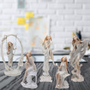 Angel Figurines Beautiful Fairy Ornament Statue Home Decorations European Style Resin Gifts