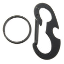 D-type Carabiner Snap Keyfob Hook Keychain Hanging Buckle EDC Tool
