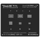 Power Logic Module Reballing Stencil Square Hole Template Tin Planting Mesh Black Steel Net Repair Tool For iPhone 5/5S/6/6S/7/8