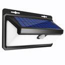 AUGIENB 800LM Solar Powered Lamp PIR Motion Outdoor Yard Garden Light Remote Control