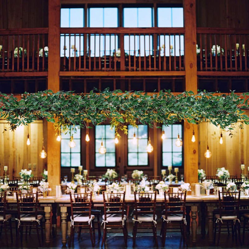 67" Artificial Willow Vines Plant Greenery Garland Wreath Leaves Hanging Wedding Decor Supplies