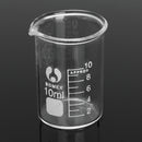 7Pcs 5 10 25 50 100 150 250mL Beaker Set Graduated Borosilicate Glass Beaker Volumetric Measuring Laboratory Glassware