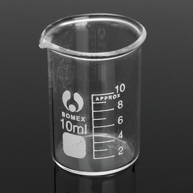 7Pcs 5 10 25 50 100 150 250mL Beaker Set Graduated Borosilicate Glass Beaker Volumetric Measuring Laboratory Glassware