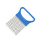 1 pcs Easy Cut Onion Holder Fork Stainless Steel Vegetable Slicer Tomato Cutter Metal Meat