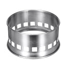 Stainless Steel Camping Wood Stove Picnic BBQ Grill Alcohol Stove