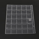 10Pcs Plastic Coin Holders Collection Storage Money Album Cases 30 Sections