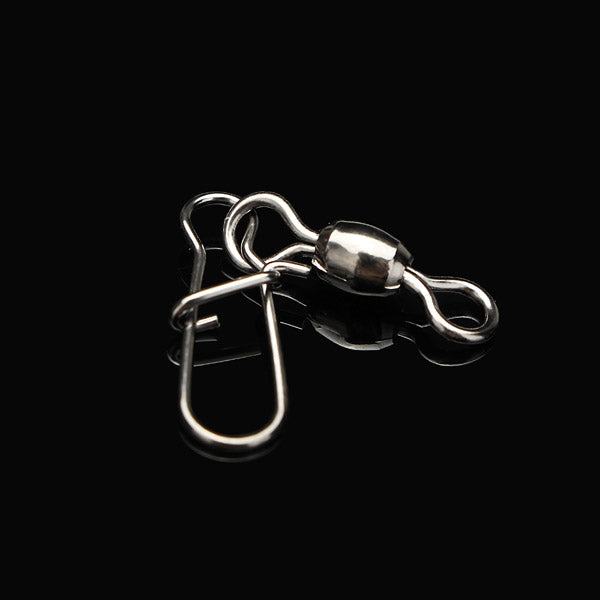 Maxcatch 50Pcs Crane Fishing Swivel With Nice Safe Snap Size 2#