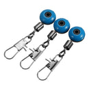 20Pcs Fishing Barrel Swivel Solid Ring Interlock Snap Pin Connector Accessories