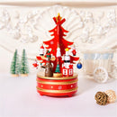 Christmas Decorations Creative Wooden Christmas Tree / Deer Old Man Music Box Ornaments Christmas