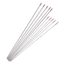 10Pcs WT20 1.0x150mm 1.6x175mm TIG Welding Tungsten Electrodes Red Tip Rods Set