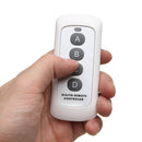 1 Way 1 Gang Crystal Glass Remote Panel Touch LED Light Switch Controller With Remote Control