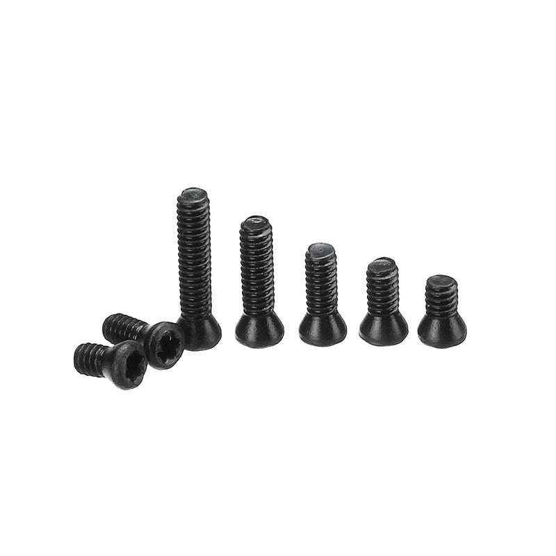 Suleve M2CT1 50Pcs M2 Insert Torx Screw Carbon Steel for Replaces Carbide Inserts CNC Lathe Tool