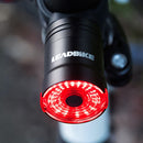 LEADLIKE 20LM Bike Tail Light 6 Modes IPX6 Waterproof Intelligent Induction USB Rechargeable Night Warning Light
