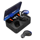 TWS Wireless bluetooth 5.0 Earphone 2000mAh Power Bank Smart Touch Dual LED Display Headphone with Charging Box